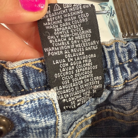 Y2K Rocawear Boys Denim  Baggy Streetwear Jeans Size 18M - Picture 9 of 10